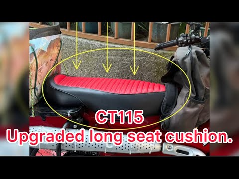 CT125 Upgraded long seat cushion. JA65/JA55 Common