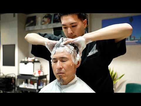 Japanese Barber Craftsman: Genki Kobayashi's Shampoo & Massage