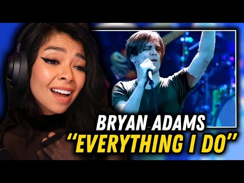 SO BEAUTIFUL!! | Bryan Adams - "Everything I Do" | FIRST TIME REACTION | (Live At Wembley 1996)