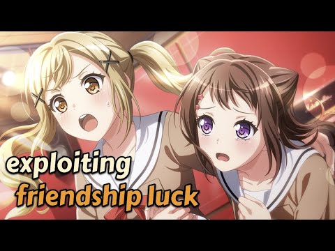 A new 4* guaranteed banner but my friend pulls for me... | Bandori! (ENdori!)