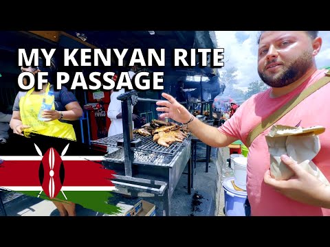 Embracing Nairobi Street Food for the first time | Kenyan 🇰🇪 Rite of Passage