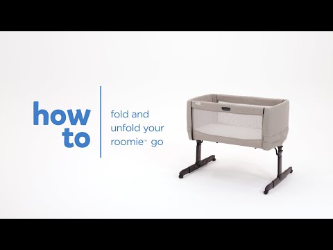 Joie roomie™ go | How to Fold and Unfold Your Travel Bedside Crib