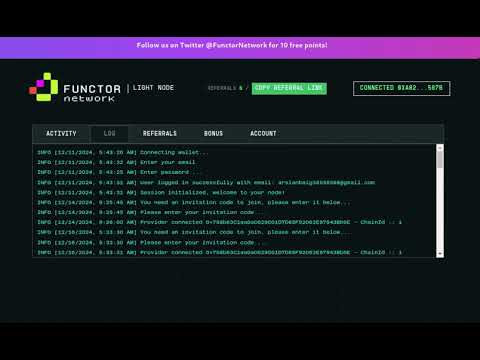 Functor Network Airdrop | Functor Network New Mining | Functor Network Early Phase Join