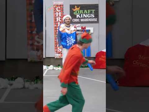 Elf is mad he can’t throw strikes #sports #pitching #blitzball #elf #christmas