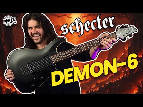 Black & Gold Metal Guitars Are The COOLEST! - Schecter Demon-6