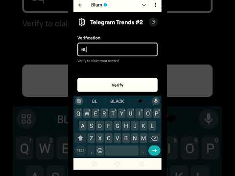 Telegram trends #2 |BLUM  code today