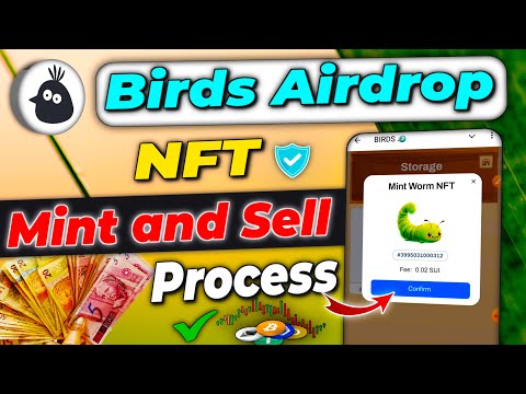 Birds airdrop nft mint | Birds nft sell process | Birds worm nft mint and sell | Birds airdrop nft