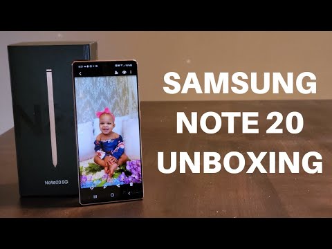 Samsung Note 20 Unboxing and Video Quality Samples | Real Review of Samsung Note 20