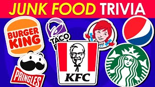 🍔 Can You Pass This Junk Food Trivia?  🍕 | Fast Food Trivia