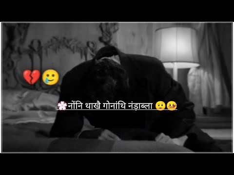 बोरै थानो 🥀 Bodo shayari WhatsApp status Broken shayari emotional video sad shayari 2023 #mrdaimary