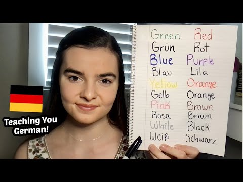 ASMR 1 Hour of Teaching You German!