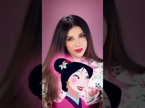 Disney Princess Hair tutorial MULAN (Match maker bun Mulan hairstyle) Easy Bun