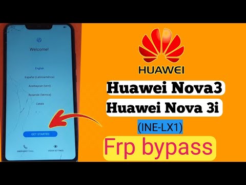 Huawei nova 3i (INE_Lx1)frp bypass|Huawei nova3i remove Google account