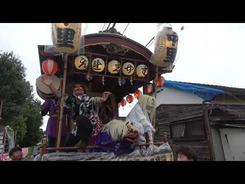 20241006中里ふるさと祭り　山車巡行