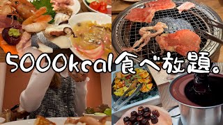 【爆食】アラサー女が欲望のままに🔥食べ放題行った日🍗【アテレコ有】