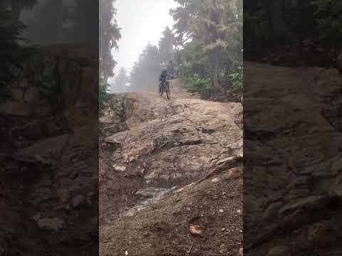 Whistler bike park wet slab