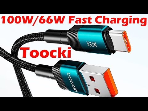 Toocki 6A USB Type C Cable For Huawei Honor 100W/66W Fast Charging Charger USB C Data Cord Cable.v2