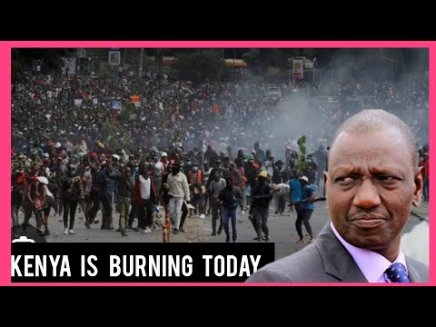 Ruto must Go!CHAOS ERUPT IN NAIROBI AS ANGRY HUSTLERS STORMS CBD FOR DESTRUCTION TODAY|RUTO RUNSAWAY