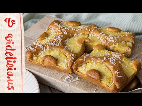 バットで作れる夏の爽やかスイーツ♪パイナップルケーキ｜How to make Pineapple cake