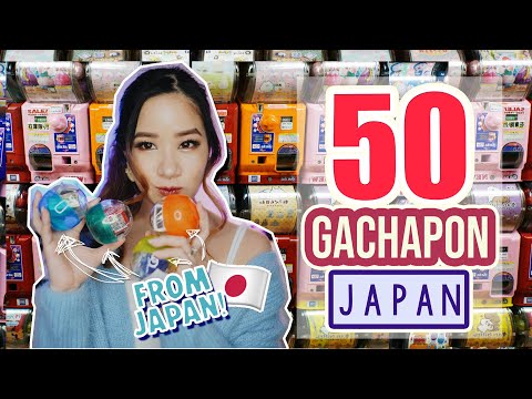 I GOT THEM IN JAPAN! ❤️ 50 GACHAPON Capsule Toys from TOKYO, JAPAN 🇯🇵