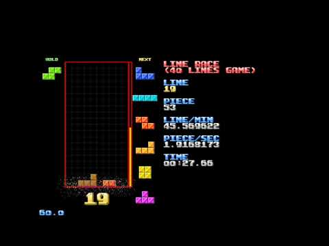 Tetris 40 Lines in 53.03