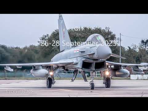 Typhoons at Coningsby September 2023