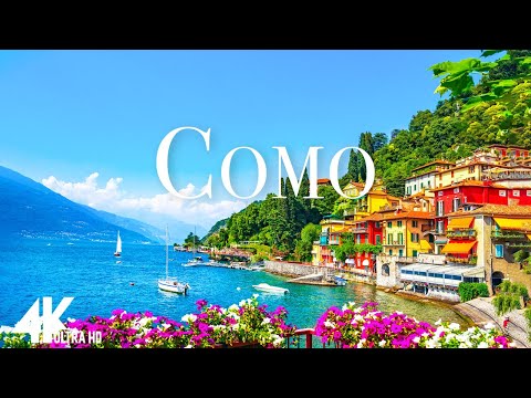 COMO 4K - Scenic Relaxation Film With Calming Music - Video UltraHD