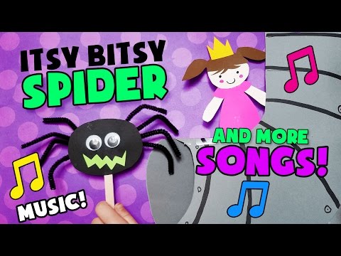 ITSY BITSY SPIDER SONG | Nursury Rhyme Songs | Preschool & Kindergarten