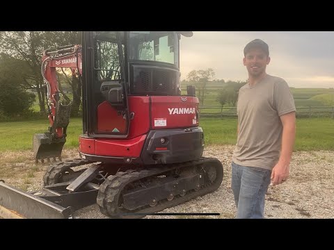 Yanmar SV-40 mini excavator 40 hour review