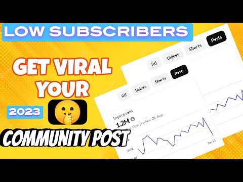 Community post is tarha viral Karo !  low SUBSCRIBER ? अब होगी कम्युनिटी पोस्ट वायरल  !