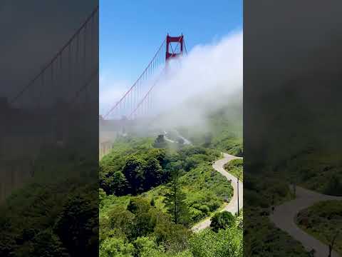 Rolling Fog over the Golden Gate Bridge San Francisco