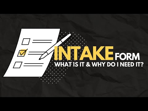 What is an intake form for counseling? - Ehsan Adib Shabahang