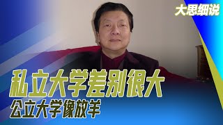 美国私立大学与公立大学，私立大学差别很大，公立大学像放羊｜大思细说（12）：张信、何频（20230226）