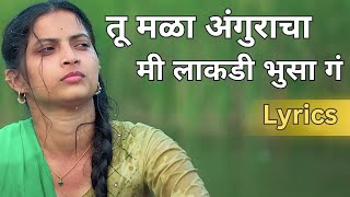 Tu Mala Angrakha Ki Lakdi Bhusa G Lyrics | Ek Phool Marathi Song Lyrics | Tu Mala Anguracha