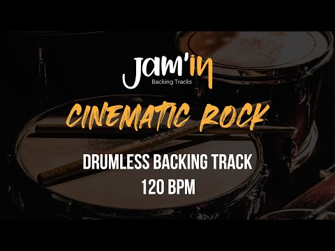 Cinematic Rock Drumless Backing Track 140 BPM