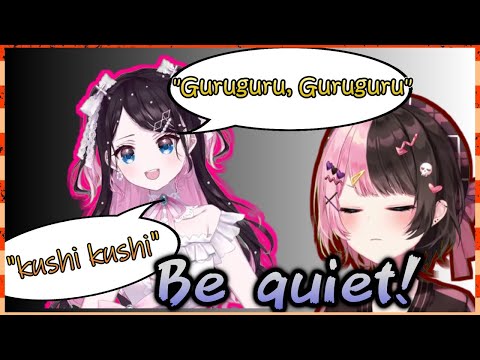 【engsub】NAZUNA frustrate HINANO, who has just woken up.【hinano/nazuna/vspoclip/vspo】