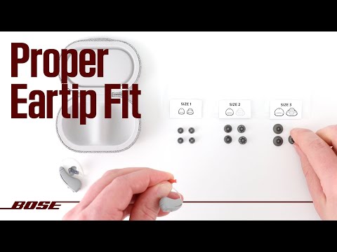 Bose SoundControl™ Hearing Aids – Getting the Proper Eartip Fit