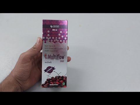 Miltiflow syrup for immunity booster syrup// multivitamin and multi minerals syrup