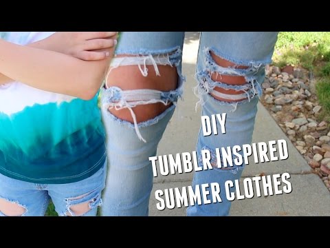 DIY Tumblr Inspired Summer Clothes + MEETUP | Jake Warden