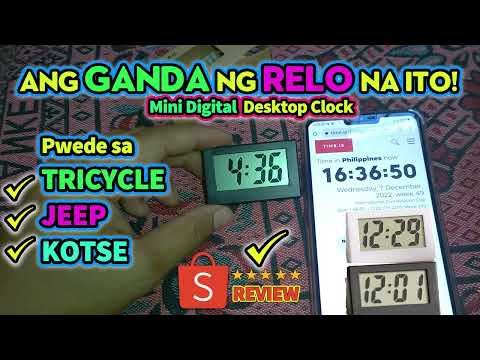 ⌚Digital Mini Clock Para sa Tricycle, Jeepney, Kotse, Motorcycle #shopee #clock #tricycle #jeep