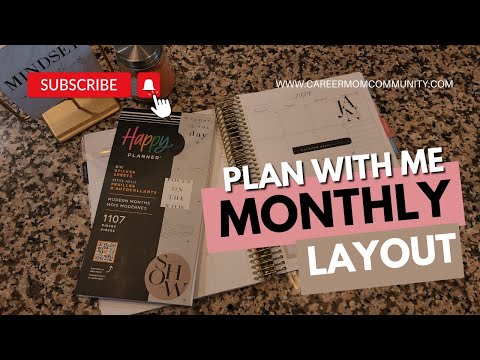 How to Setup Your Monthly Planner