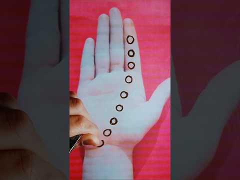 O letter mehndi trick #mehndi #easymehndi #youtubeshorts #trending #shorts #viral