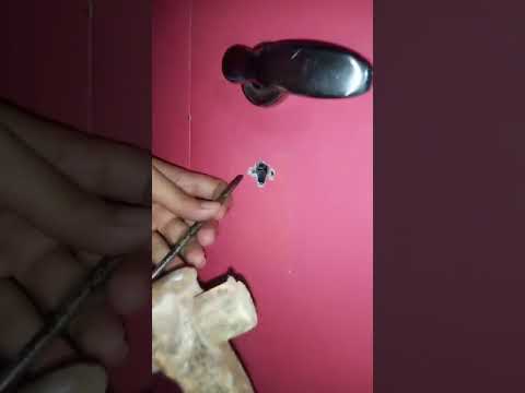 How to open almirah lock without key   unlock the Godrej Almirah without key by Saujanya