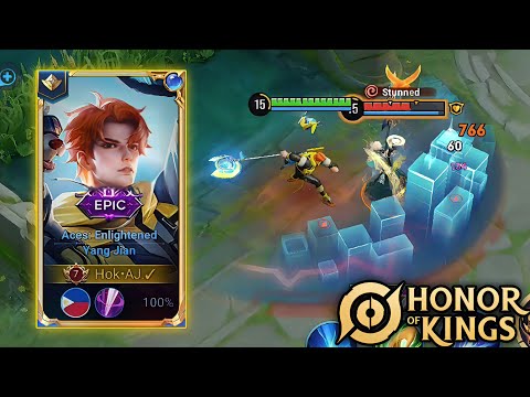 YANG JIAN "ACES: ENLIGHTENED" FREE EPIC SKIN FROM FRIDAY FRENZY EVENT 🔥 - HONOR OF KINGS