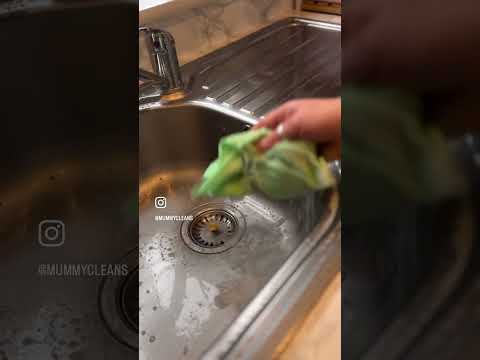 KITCHEN RESET & SUDSY SINK CLEAN | ASMR CLEANING MOTIVATION #cleaningmotivation #asmrcleaning