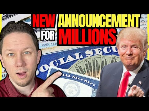 TRUMP'S NEW Social Security Announcement & Passed Bill Boosts SSA SSDI SSI Social Security Update