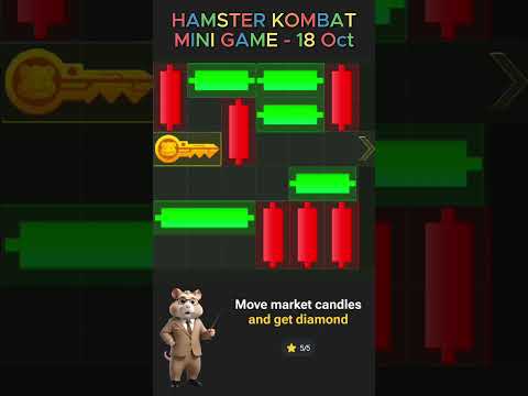 Hamster Kombat New Season Mini Game Solution 18 October 2024  #hamsterkombat #puzzlegame