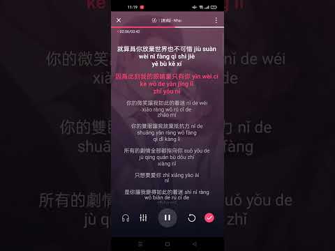 Say mê - Thắng Dữ || 着迷 [胜屿] Karaoke Pinyin