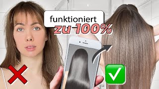 Trockene, krause, kaputte Haare RETTEN! - Plötzlich glänzendes Haar!