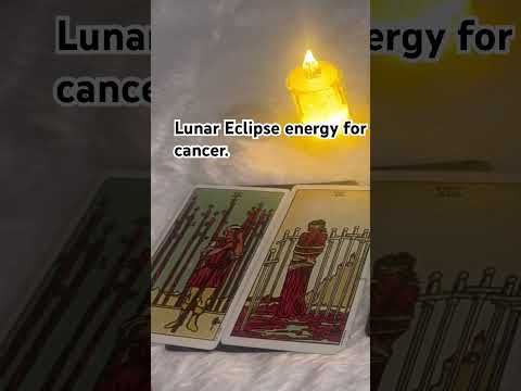 Lunar Eclipse energy for Cancer 2024.    #eclipse #lunareclipse#moon #saturn #guidance #tarot